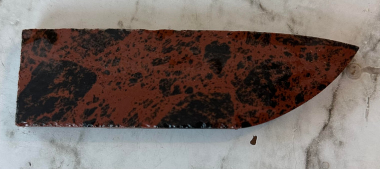 mahogany  knife preshaped 5.5"