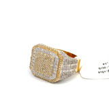 10K MEN'S DIAMOND RING WITH 2.45 CARAT NATURAL ROUND DIAMOND - wrn0886