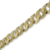 14.37MM 10k Yellow Handmade Old School Gold Chain MGC-051