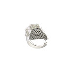 10K WHITE GOLD DIAMOND RING 4.22 CT CHAMPIONSHIP STYLE - CMRBR0408-W