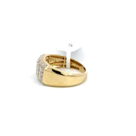 10K GOLD DIAMOND BAND ROUND 0.24CT - CMRR153SG