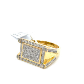 10K MEN'S RING WITH 0.75 CARAT NATURAL DIAMONDS - MGR2009