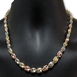 4.6MM 10k Turkish Diamond Cut Old School Gold Chain MGC-063