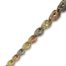 4.6MM 10k Turkish Diamond Cut Old School Gold Chain MGC-063