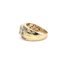 10K Men's Diamond Ring 11gr 3CT GCLAMRD10010