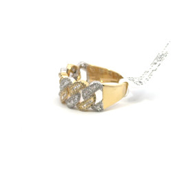 10K Men's Diamond Ring 5.1gr 0.97CT 24SJ2350