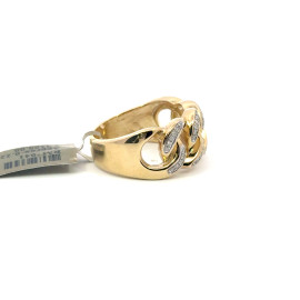 10K Men's Diamond Ring 7.7gr 0.22CT RM7041