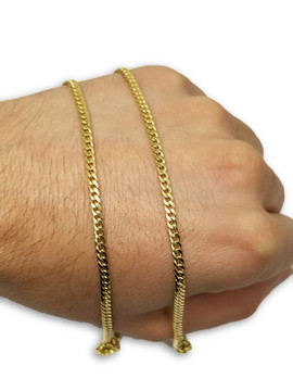 4.6MM 10K Miami Cuban Link Chain  Yellow Gold MIA-046