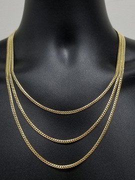 4.6MM 10K Miami Cuban Link Chain  Yellow Gold MIA-046