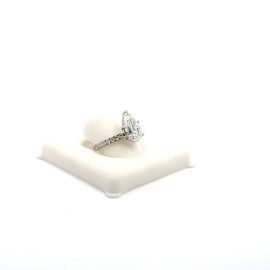 3.24ct Pear Shape 14K Diamond Ring