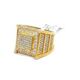14K Square Diamond Ring  1.97CT - 22SJ12391