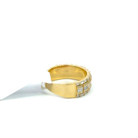 10K GOLD DIAMOND RING BAGUETTE 1.15CT - 22SJ12408