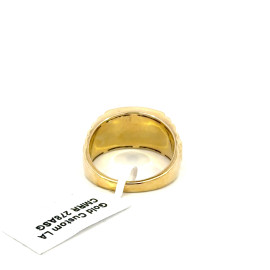 10K GOLD DIAMOND MEN'S RING 0.58CT - CMRR 278ASG