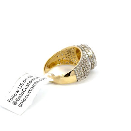 10K GOLD ROUND DIAMOND RING 3.30CT - MGR2026
