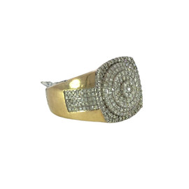 Men's Diamond Ring with 10k Gold - GCLA Mens Ring 0007