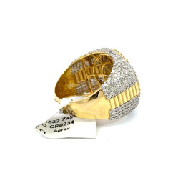 10K GOLD MEN'S DIAMOND RING 3.08CT - AQFQ 9237