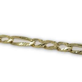 Curb Chain Bracelet 7mm 10k Gold BBB-001