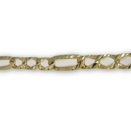 Curb Chain Bracelet 7mm 10k Gold BBB-001