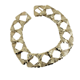 10K Yellow Gold Casting Bracelet ALM-001