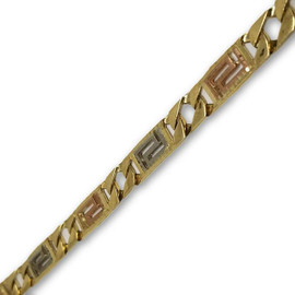 8.4MM 10k Yellow Medusa Gold Chain MGC-060