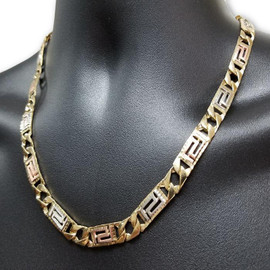 8.4MM 10k Yellow Medusa Gold Chain MGC-060
