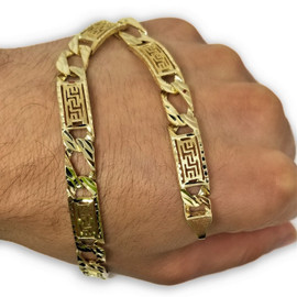 Medusa Bracelet 6.5mm 10k Gold GRM-131