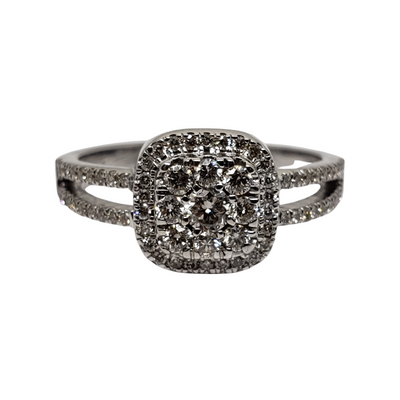 Diamond Ring in 10k White Gold SR 0011-WG Diamond Ring in 10k White Gold SR 0011-WG