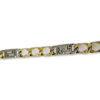 8.5MM 10k Yellow Medusa Gold Chain MGC-048-3 8.5MM 10k Yellow Medusa Gold Chain MGC-048-3