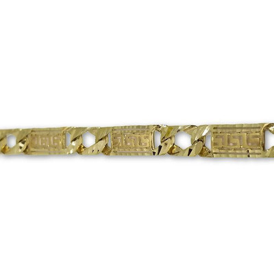 8.3MM 10k Yellow Medusa Gold Chain MGC-045-3 8.3MM 10k Yellow Medusa Gold Chain MGC-045-3