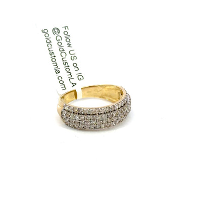 10K GOLD DIAMOND BAND RING 1.55CT - MGR2045-2 10K GOLD DIAMOND BAND RING 1.55CT - MGR2045-2