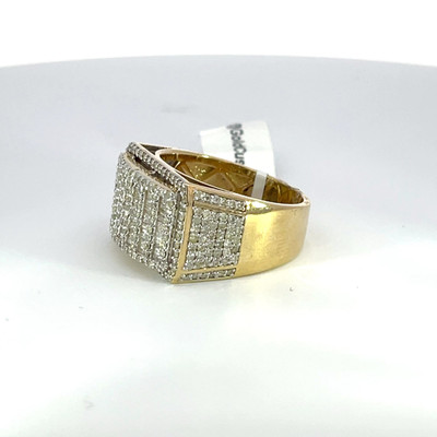 Diamond Ring with Baguette and Round Diamonds - GCLA Mens Ring 0004-6 Diamond Ring with Baguette and Round Diamonds - GCLA Mens Ring 0004-6