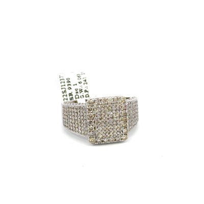10K WHITE GOLD RECTANGLE DIAMOND RING 1.5CT - 22SJ12377.-3 10K WHITE GOLD RECTANGLE DIAMOND RING 1.5CT - 22SJ12377.-3