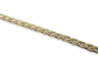 6mm Curb Bracelet 10k Yellow Gold GCT-008-10 6mm Curb Bracelet 10k Yellow Gold GCT-008-10