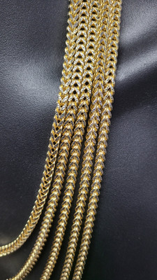 5MM 10k Diamond Cut Franco Chain AL-001 5MM 10k Diamond Cut Franco Chain AL-001