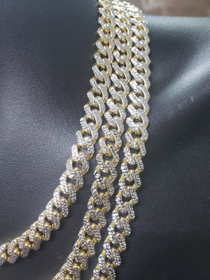 9MM 10k Diamond Cut Monaco Chain 10k Gold 9MM 10k Diamond Cut Monaco Chain 10k Gold