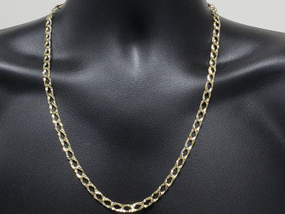 6MM 10k Yellow Diamond Cut Handmade Old School Gold Chain GC-MAB-001-1 6MM 10k Yellow Diamond Cut Handmade Old School Gold Chain GC-MAB-001-1