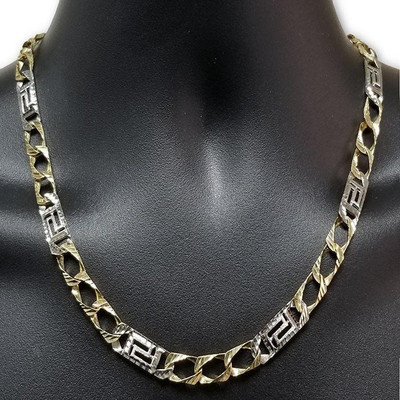 8.5MM 10k Yellow Medusa Gold Chain MGC-048 - 02-1 8.5MM 10k Yellow Medusa Gold Chain MGC-048 - 02-1