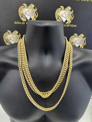 8MM 10K Miami Cuban Link Chain Italian Gold MIA-008-1 8MM 10K Miami Cuban Link Chain Italian Gold MIA-008-1