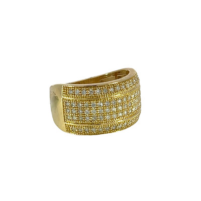 Diamond and 10k Gold Ring with Round Diamonds - GCLA Mens Ring 001-1 Diamond and 10k Gold Ring with Round Diamonds - GCLA Mens Ring 001-1