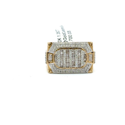 10K Men's Diamond Ring 11.2gr 1.35CT GCLAMRD10004-1 10K Men's Diamond Ring 11.2gr 1.35CT GCLAMRD10004-1