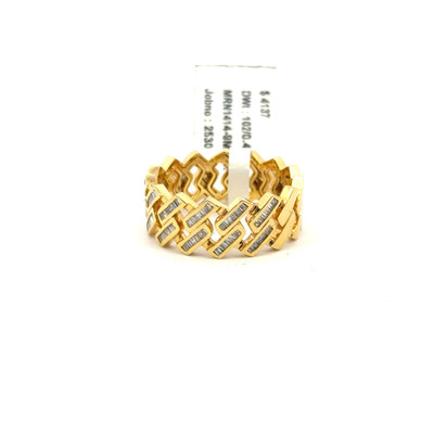 10K Men's Diamond Ring 5.8gr 0.42CT MRN1414-1 10K Men's Diamond Ring 5.8gr 0.42CT MRN1414-1