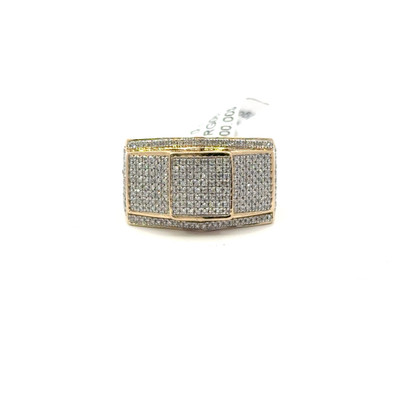 10K Men's Diamond Ring 11.2gr 0.85CT GCLAMRD10021-1 10K Men's Diamond Ring 11.2gr 0.85CT GCLAMRD10021-1