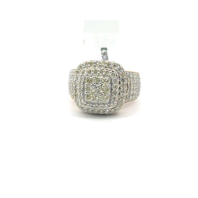 10K Men's Diamond Ring 10.4gr 4.03CT RG2263-1 10K Men's Diamond Ring 10.4gr 4.03CT RG2263-1