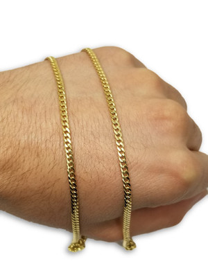 3.5MM 10K Miami Cuban Link Chain Yellow Gold MIA-035-1 3.5MM 10K Miami Cuban Link Chain Yellow Gold MIA-035-1