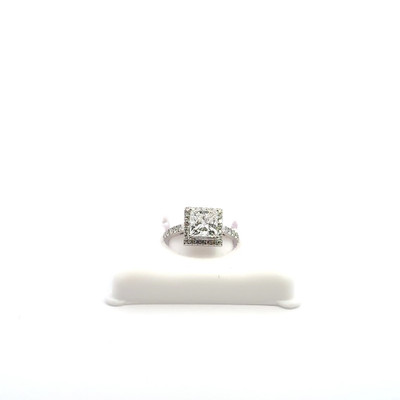 2.40ct Princess Cut 14K Diamond Ring-1 2.40ct Princess Cut 14K Diamond Ring-1
