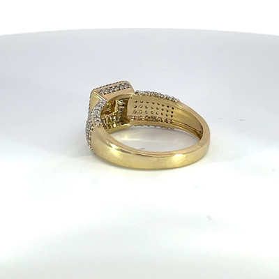 Men's Diamond Gold Ring with Baguette and Round Diamonds - GCLA Mens Ring 0009-7 Men's Diamond Gold Ring with Baguette and Round Diamonds - GCLA Mens Ring 0009-7
