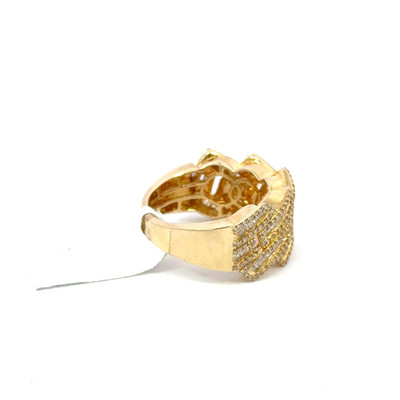 10K GOLD DIAMOND CUBAN RING JAGGED EDGE 1.67CT BAGUETTE - 22SJ11732.-2 10K GOLD DIAMOND CUBAN RING JAGGED EDGE 1.67CT BAGUETTE - 22SJ11732.-2