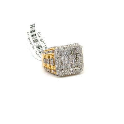 10K BAGUETTE & ROUND DIAMOND RING 2.40CT - R 3193-1 10K BAGUETTE & ROUND DIAMOND RING 2.40CT - R 3193-1