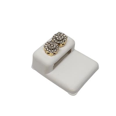 0.60ct Round Diamonds Earings 10k Yellow Gold SE10680 0.60ct Round Diamonds Earings 10k Yellow Gold SE10680