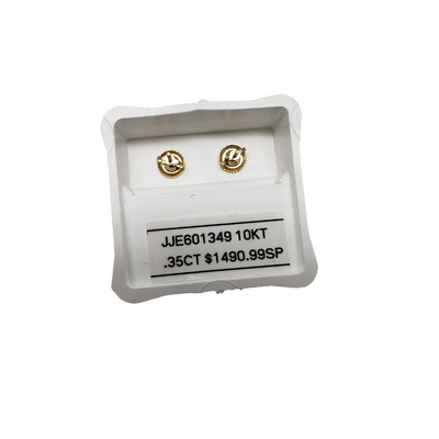 10K 0.35CT Diamond Stud Screw Back Earring DE-025 10K 0.35CT Diamond Stud Screw Back Earring DE-025